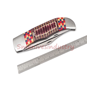 Cuchillo plegable gigante hecho a mano, longitud cerrada de 12 pulgadas, con doble hoja (smk1609) - Product Image 6