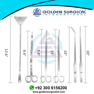 Kit d'outils d'aquarium en acier inoxydable, 54 pièces, ciseaux pour plantes, courbe et ondulé, pincettes, spatule Anti-rouille, 3 pièces - Product Image 6