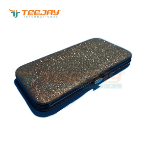 Tendance Offre Spéciale Marron Paillettes Magnétique Pince À Épiler Pour 3 et 6 cils sourcils pince à épiler personnalisée Pince À Épiler Étui de Marque Privée - Product Image 3