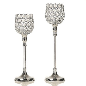 Articles d'ameublement en métal Mini bougeoir en cristal Bougeoir en cristal Décoration - Product Image 1