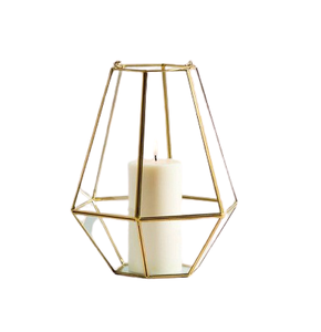 Porte-bougie en métal de style antique, qualité supérieure, taille personnalisée, porte-bougie pour accessoires de décoration de mariage - Product Image 6