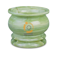 Urne funéraire en marbre Onyx, design moderne, pierre polie, vases commémoratifs pour fossiles, plaque nominative, cadeau d'art original - Vente en gros à vie