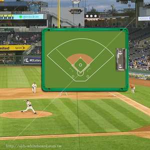Tableau tactique de football magnétique coloré SYH double face avec clip effaçable à sec - Product Image 4