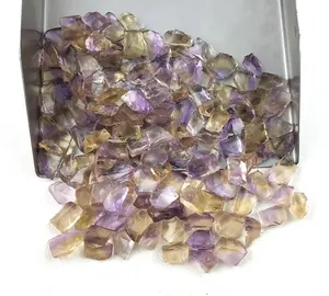 Natuurlijke Ruwe Ongelijke Vorm Ametrine Edelsteen Sieraden Maken Multi Color Stenen Collectie Stijl Gesneden Groothandel