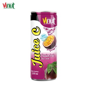 Boisson au jus de fruit de la passion en conserve, édulcorant naturel 250 ml, fabricant de boissons en marque blanche OEM ODM - Product Image 1
