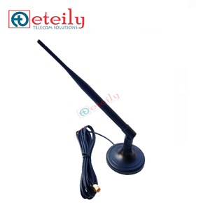 Wi-Fi 6dBi ยางแม่เหล็กเสาอากาศที่มี RG174สาย + RP SMA ชายเชื่อมต่อตรง ETEILY ทำในประเทศอินเดีย - Product Image 1