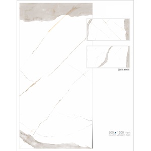 กระเบื้องปูพื้นสีขาวขัดเงา 60x120 ซม. - Product Image 6