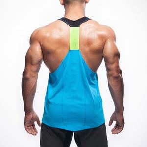 Stringers Vest Gold Supplier Gym Tank Top Custom Printed Stringers Vest T-Back Singlets - Product Image 3