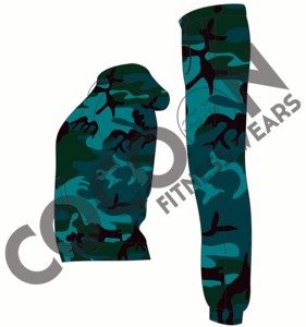 Ensemble de survêtement camouflage violet personnalisé, sweat à capuche zippé et pantalon de jogging pour homme, femme, unisexe, streetwear - Product Image 6