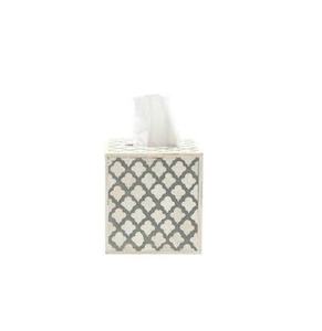 El mejor soporte de tejido con diseño de incrustaciones de hueso para una sola pieza de forma cuadrada y embalaje de cartón marrón elegante y práctico - Product Image 4