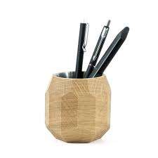 100% Real Wood Acacia Pen Stand Holder <b>Office</b> Desktop Modern Design <b>Desk</b> <b>Accessories</b> Wood Pencil Holder for Hot Selling - Product Image 5