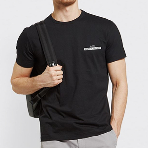 เสื้อยืดคอวี แขนสั้น ลายสก็อต ผ้าฝ้าย 100% พิมพ์ลายตามสั่ง น้ำหนัก 220 กรัม ระบายอากาศได้ดี แห้งเร็ว ทรงปกติ สำหรับผู้ชาย - Product Image 2