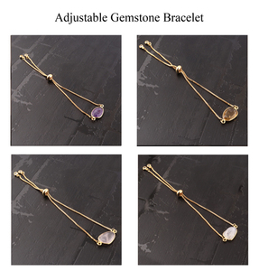 Trend wear-pulsera ajustable de citrino natural y cz para mujer, accesorios de moda, pulsera de piedras preciosas - Product Image 2