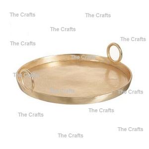 Bandeja de Servicio de Latón de Diseño Maravilloso para Hogar, Hotel y Restaurantes, Bandeja para Servir Alimentos al Mejor Precio - Product Image 6