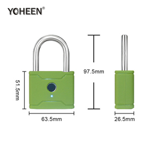 Cadenas intelligent électronique étanche IP65 avec contrôle par application Wifi <span class=keywords><strong>BLE</strong></span> et empreinte digitale, compatible avec l'application TT Lock - Product Image 2