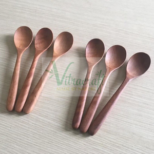 ช้อนไม้ทำจากเวียดนามเครื่องมือในครัวปลอดภัยในการใช้ - Product Image 4