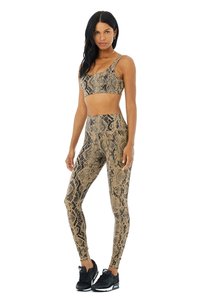 Ensemble de jambières et soutien-gorge en peau de serpent pour femmes, tenue de yoga, de sport, d'entraînement, sur mesure, bon marché - Product Image 2
