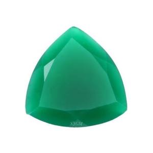 9mm Trillion Cut Naturel VERT/ROUGE/NOIR ONYX Prix de gros en usine Pierres précieuses en vrac à facettes de haute qualité CERTIFIÉ - Product Image 1