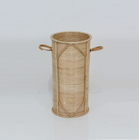 Porte-parapluies moderne en rotin naturel pour salon, appartement, hôtel, meubles de maison