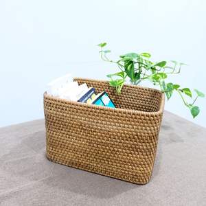 Handicraft <b>storage</b> <b>basket</b>- handmade <b>rattan</b> natural <b>storage</b> <b>baskets</b> - Product Image 4