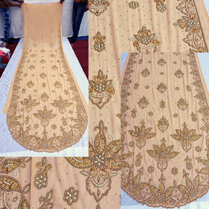 ผ้าปักหลากสีผ้าซาติน100% ออร์แกนิคพิมพ์ลายผ้า Somali Dirac - Product Image 5