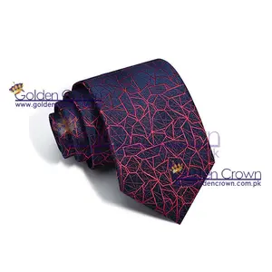 Mens Tie Jacquard Silk Necktie Classic Woven Elegant Neck Ties for Christmas | Ceremony Ties Supplier