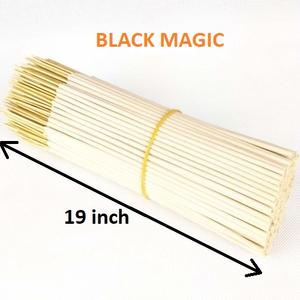 Varillas de incienso negro Natural, varitas mágicas de 19 pulgadas, suministro al por mayor de la mejor marca (blanco) - Product Image 1