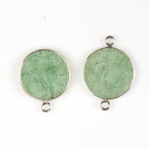 ขายดีเครื่องประดับควอตซ์สีเขียวเชอรี่สีเขียวน่ารักทรงกลม12มม. สำหรับเป็นของขวัญ - Product Image 3