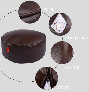 2025 nuovo arrivo sgabello in pelle di Design moderno <span class=keywords><strong>Pouf</strong></span> <span class=keywords><strong>Pouf</strong></span> <span class=keywords><strong>Pouf</strong></span> tessuto ottomano imbottito sedia da caffè e <span class=keywords><strong>sacco</strong></span> a <span class=keywords><strong>sacco</strong></span> - Product Image 4