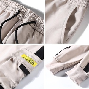 Pantalones Cargo para hombre, novedad de verano 2021, pantalones para correr negros, pantalones de chándal informales con cintura media, ropa informal estilo Hip Hop - Product Image 6