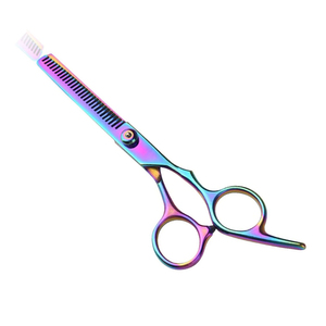 Professional Barber <b>Scissors</b> Shears with Custom Logo <b>for</b> Salon <b>Thin</b> Teeth <b>Scissors</b> Set 2022 <b>Hair</b> Cutting <b>Scissors</b> - Product Image 2