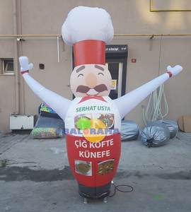 Globo de Chef que se mueve a mano, publicidad, 3 metros - Product Image 1