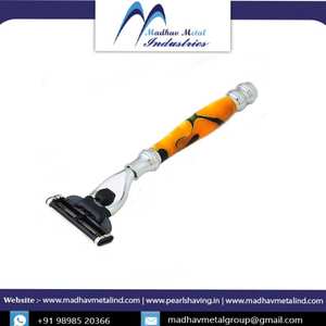 Venta caliente Pearl Shaving Cartridge RAZORS Platinum 72 Best Men's Grooming Razor en Color naranja - Product Image 2