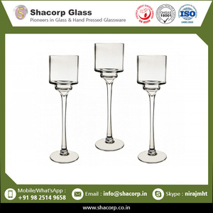 Private Label Luxurious Color Glass <b>Candle</b> Holder for Home Decor - Product Image 6
