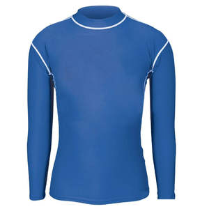 Rashguard à manches longues imprimé planche de surf avec logo personnalisé équipement de surf essentiel pour le bodyboard - Product Image 1