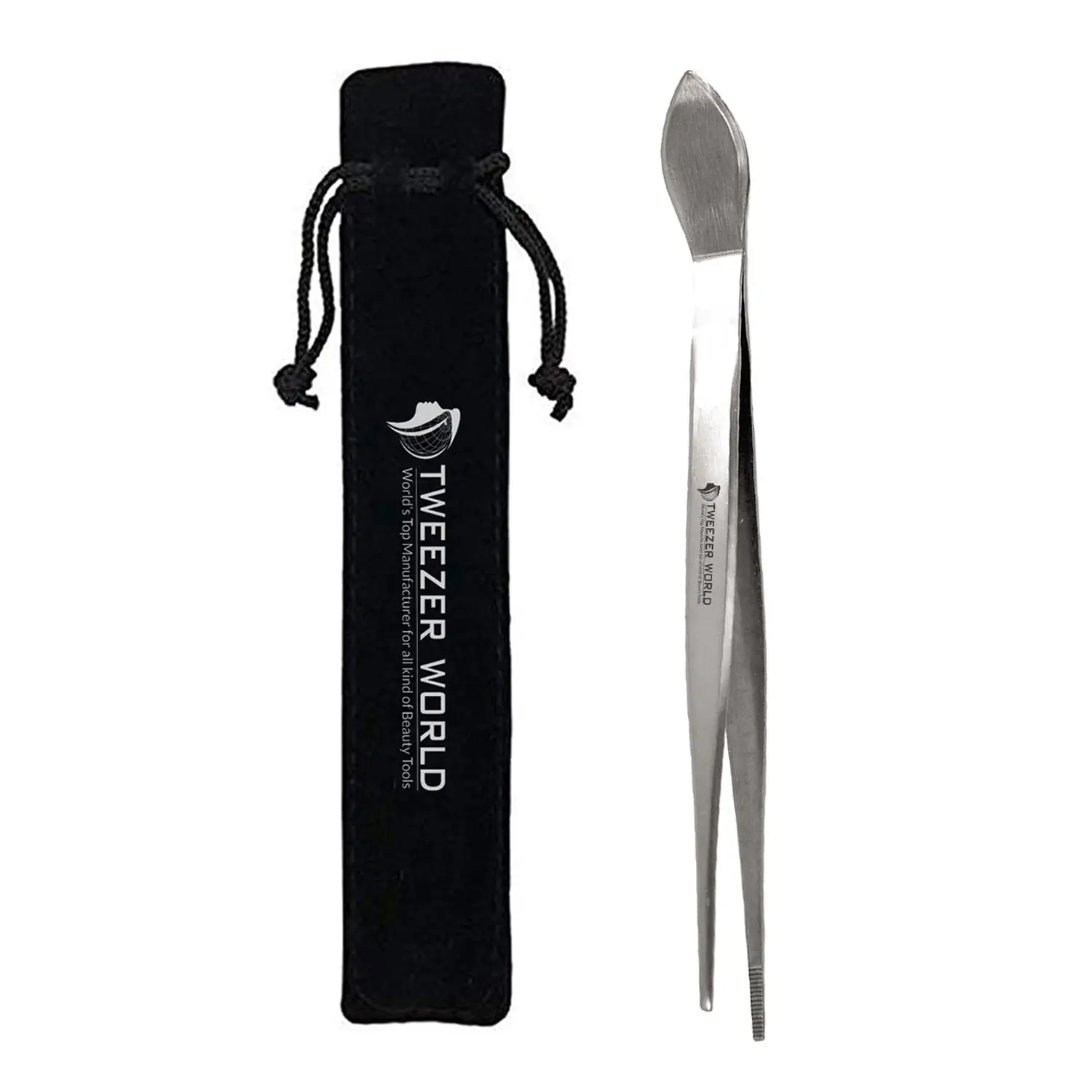 Bonsai & Gardening Tools Mix-Function with Tweezers and Spatula Stainless Steel Tweezers for Aquarium