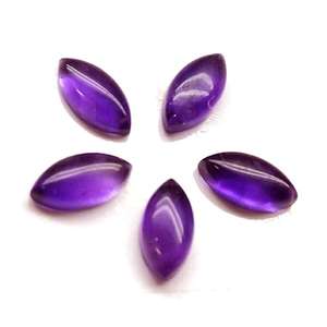 Vente en gros de cabochon en forme de marquise calibrée en améthyste pour la fabrication de bijoux, prix par - Product Image 1