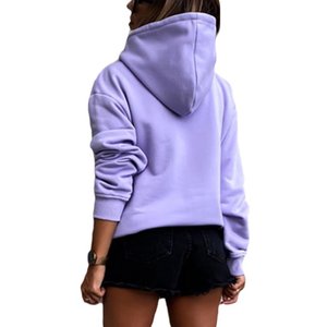 Sudadera con capucha de manga larga para mujer, Jersey informal, Tops holgados de invierno - Product Image 2