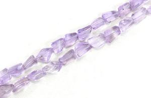 พลอยอะมีทิสต์สีชมพูธรรมชาติ เกรด AAA ขนาด 9 นิ้ว รูปทรงเหลี่ยมเพชรพลอย  รับรองโดย VAIBHAV SHRI GEMS เพื่อความสวยงาม - Product Image 5