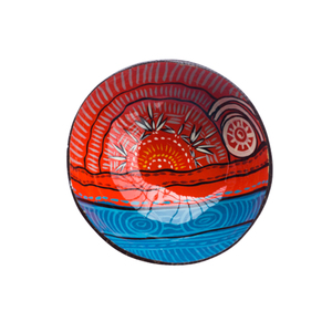 Beau bol en noix de coco laqué souvenir vietnamien avec logo personnalisé bols décoratifs polis écologiques - Product Image 4