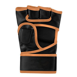 Gants de combat MMA à demi-doigts en PVC, confortables, ajustement universel, couleur/taille/logo personnalisables, vente chaude - Product Image 3