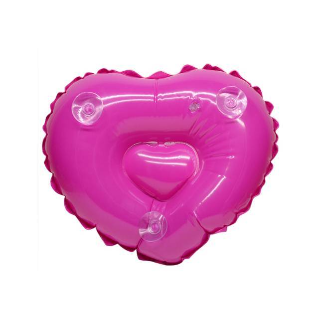 Wholesale Heart Shape Bath Pillow With Suction Cup