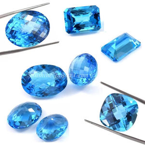 Alta calidad 10mm corte de corazón Natural para Topacio Azul suizo IGI certificado facetado piedra preciosa suelta precio de fábrica al por mayor - Product Image 2