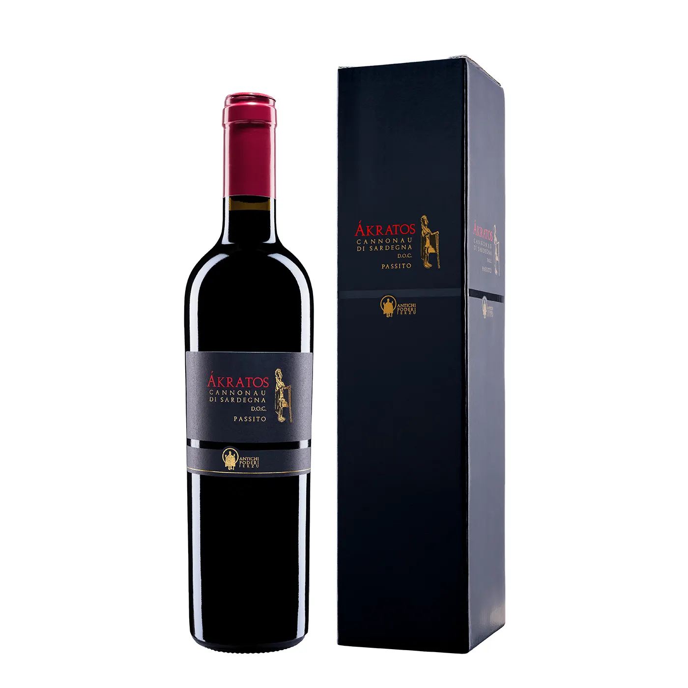Botol Anggur Italia Kualitas Tinggi Cannonau Di Sardegna Doc Raisin Anggur Merah 50 CL