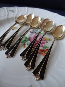 Ensemble de cuillères en argenterie de luxe faites à la main avec fini miroir parfait pour la table de mariage et la vaisselle - Product Image 2