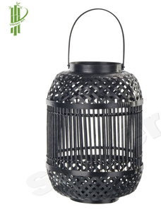 <b>Fishing</b> Trap Shape Lampshade Bamboo Hanging <b>Light</b> Chandeliers Home Decor - Product Image 5