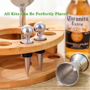 ชุดเชคเกอร์ค็อกเทลอะคริลิค King International Custom ขนาด 550 มล. พร้อมขาตั้งทองแดง อุปกรณ์ผสมเครื่องดื่มสำหรับบาร์ที่บ้าน วัสดุโลหะ - Product Image 6