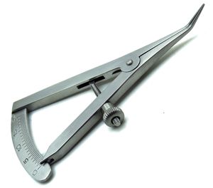 Artículo de Venta caliente Calibrador Dental Castroviejo en ángulo/recto 0-20mm Acero inoxidable Medición de dientes Instrumentos quirúrgicos dentales - Product Image 5