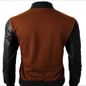 Blouson d'hiver unisexe avec fermeture éclair pour hommes College Letterman Baseball Varsity Jaket - Product Image 2