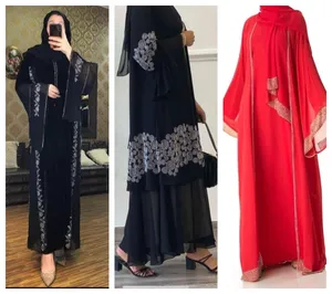 Abaya all'ingrosso disponibile Abaya musulmana Multi colori disponibili Shopping Online elegante Design Chic Abaya musulmano a prezzi di fabbrica